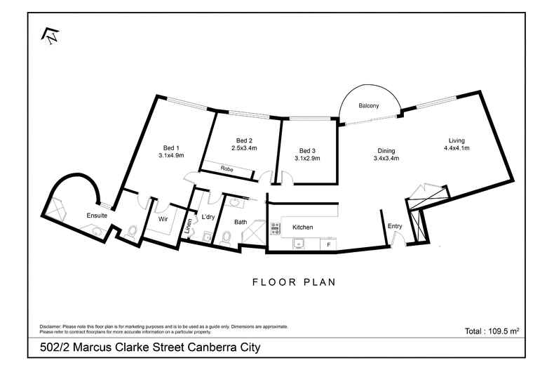 502/2 Marcus Clarke Street City 502/2 Marcus Clarke Street City