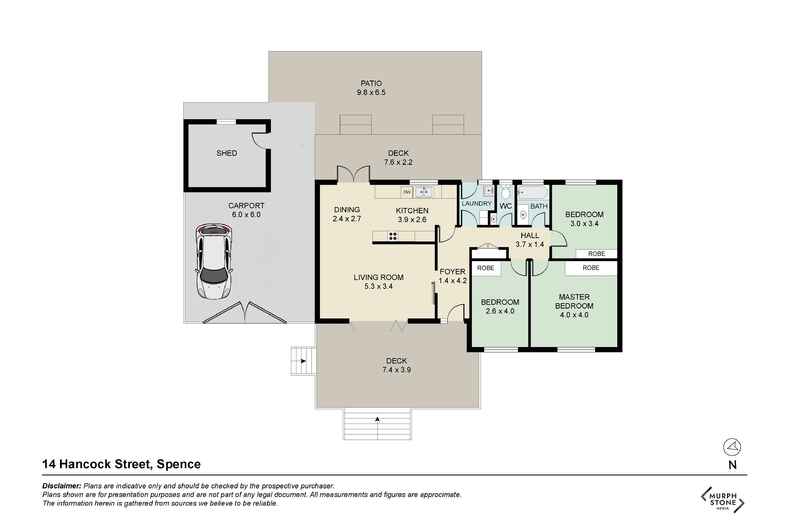 14 Hancock Street Spence 14 Hancock Street Spence