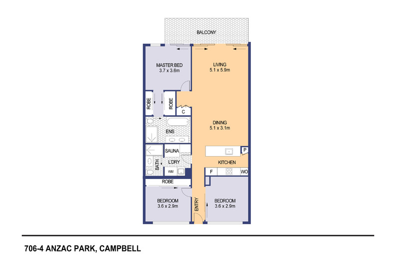 706/4 Anzac Park Campbell 706/4 Anzac Park Campbell